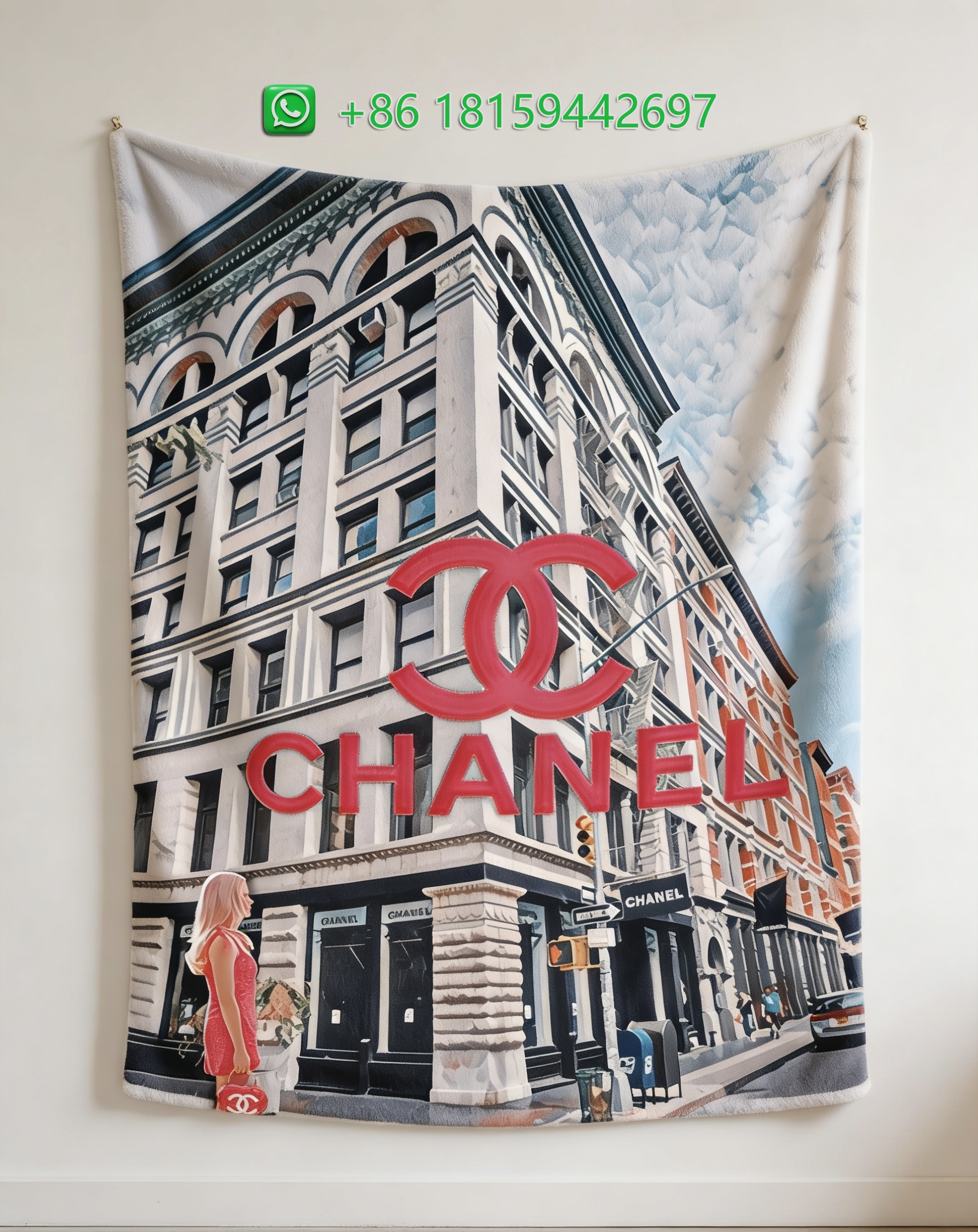 Chanel Throw Blankets
